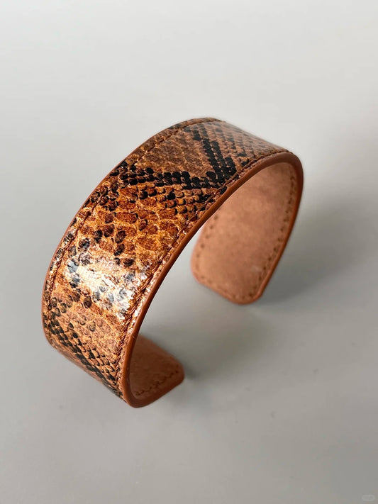 Snake-Print Bracelet