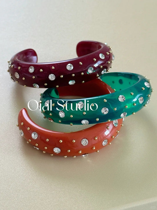 Starry Night Crystal Cuffs
