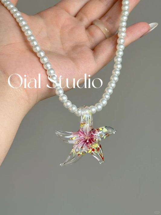 Ocean Whisper Pearl Necklace