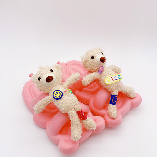Rabbit Doll Super Soft Bear Slippers