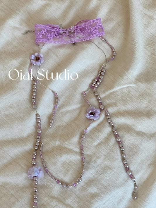 Wisteria Garden Layered Necklace Set