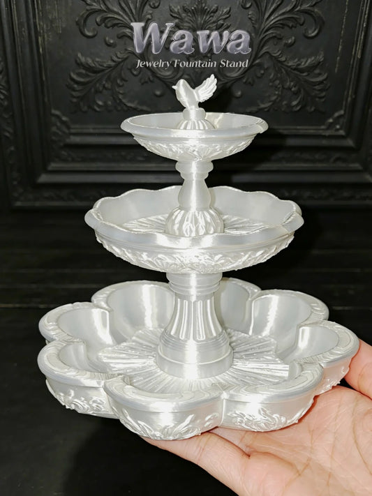 3D Printed Wishing Fountain Jewelry Organizer