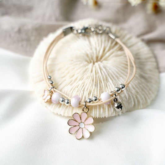 Ceramic Daisy Bracelet