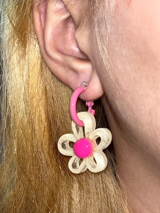Acrylic Flower Earrings