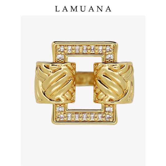 Golden Frame Ring