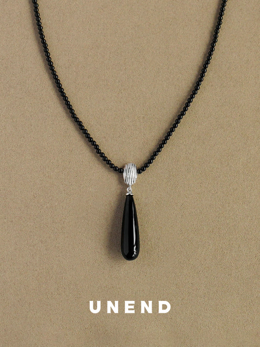 DARK ECHO Water Drop Necklace