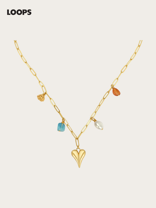Golden Heart Necklace