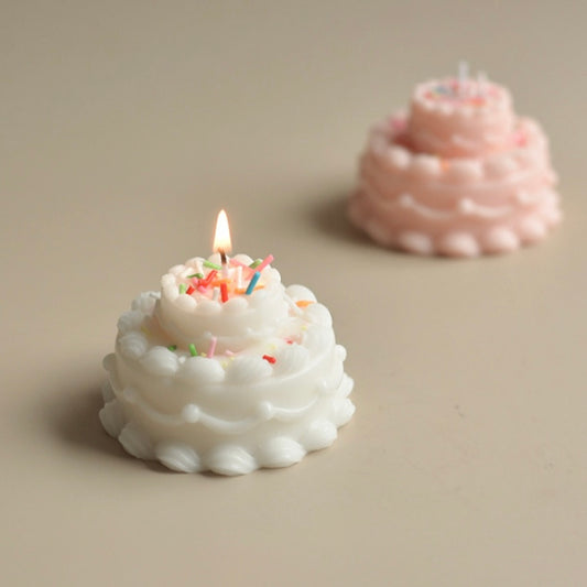 Handmade Birthday Cake Scented Candle