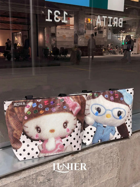 Kitty Girl Tote Bag