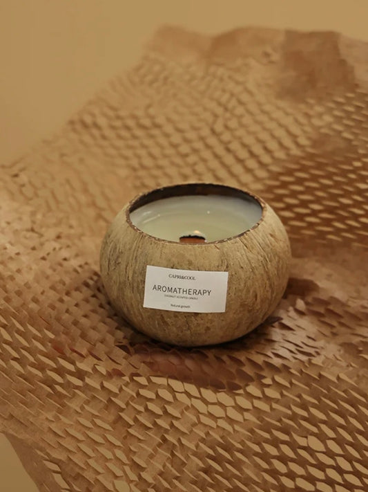 Handmade Coconut Scented Candle