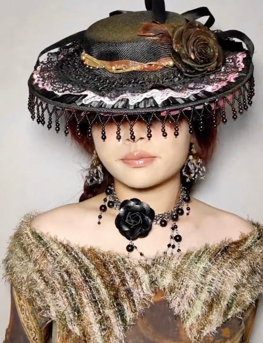 Midnight Rose Choker