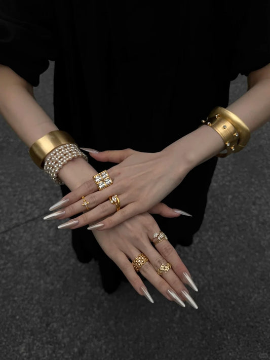 Golden Jewelry Set