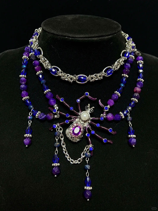 Enigmatic Purple Necklace