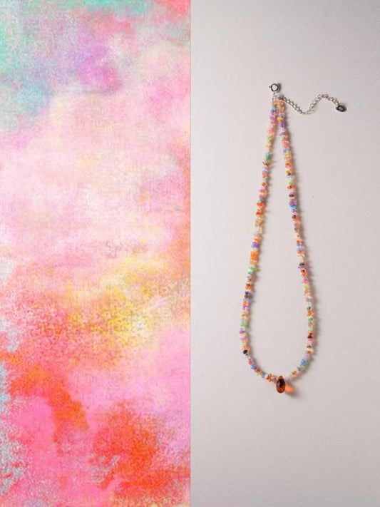 Rainbow Crystal Opal Necklace