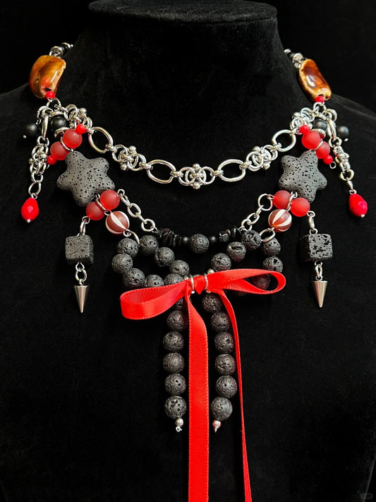 Red Bondage Bracelet