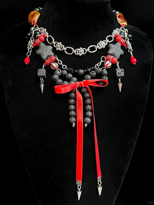 Red Bondage Bracelet