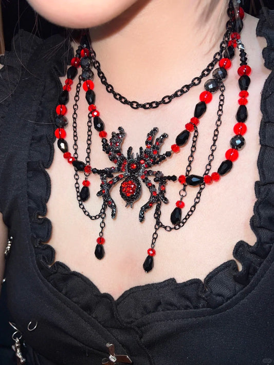Red Spider Necklace