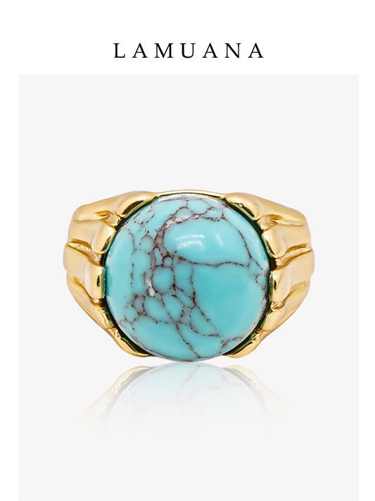 Turquoise Ball Ring