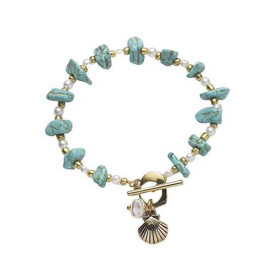 Turquoise Shell Bracelet