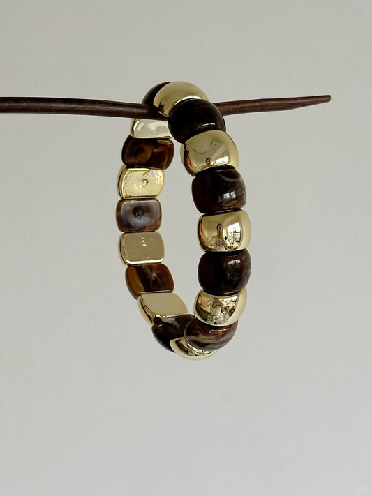 Amber Cube Bracelet