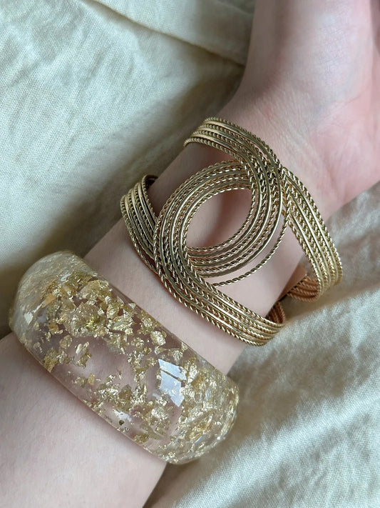 Gold Braided Bracelet
