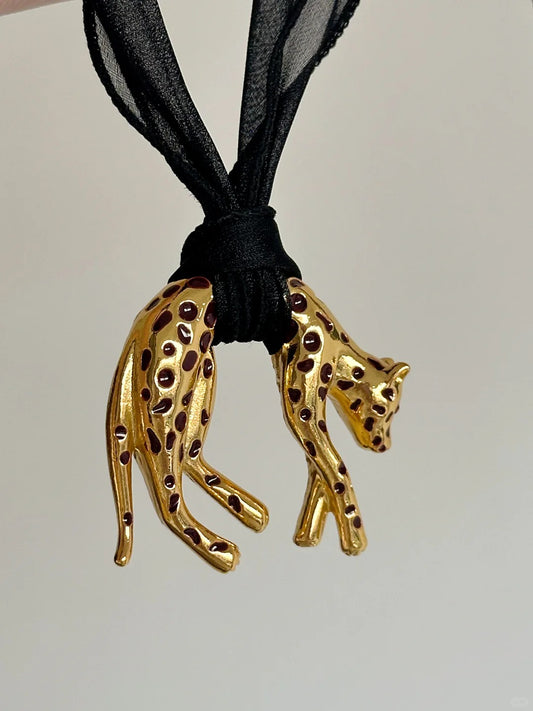 Leopard Pendant Necklace
