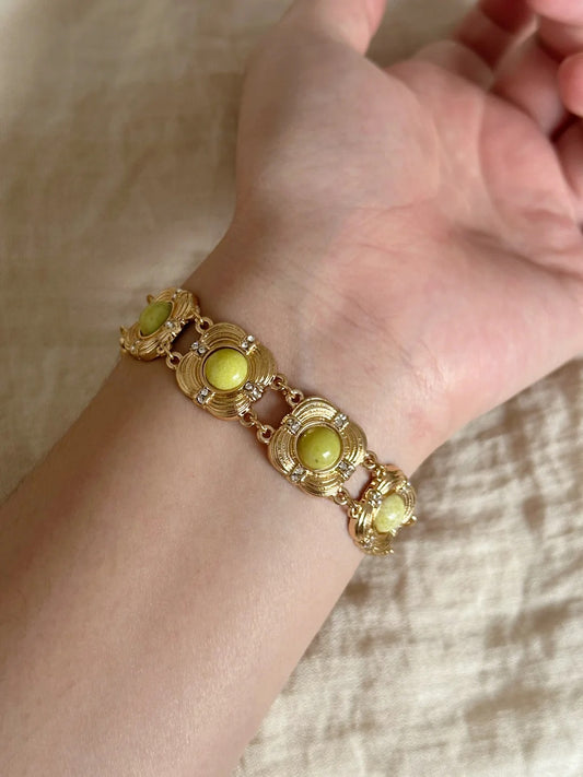 Yellow Jade Bracelet