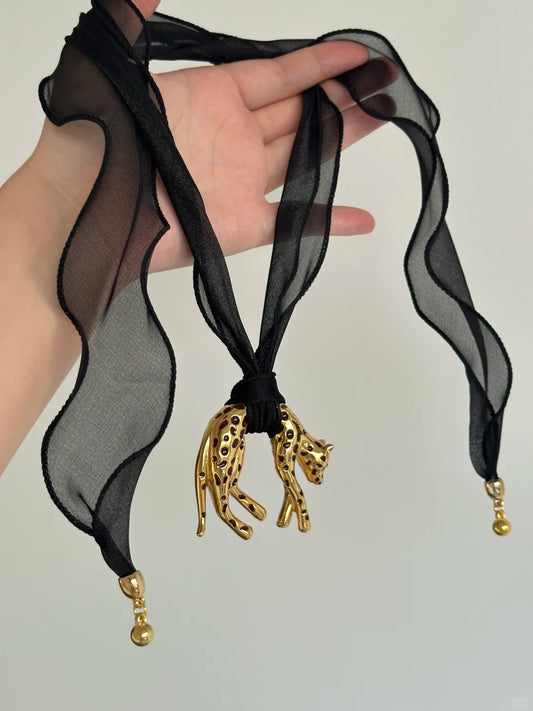 Leopard Pendant Necklace