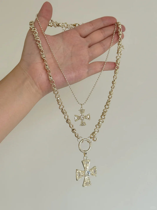 Gold Cross Necklace
