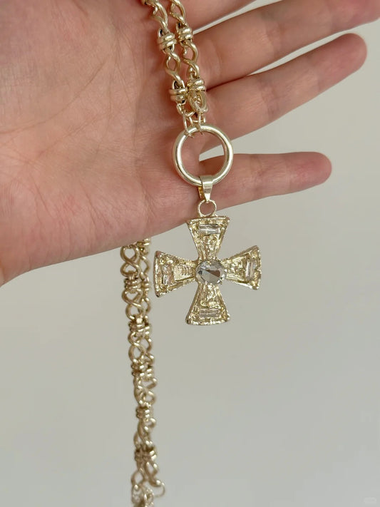 Gold Cross Necklace