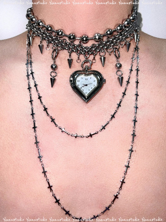 Watch Your Time Necklace