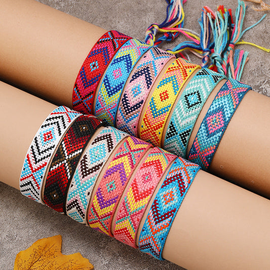 Handwoven Spectrum Bracelet