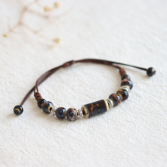 Green Beaded Bracelet