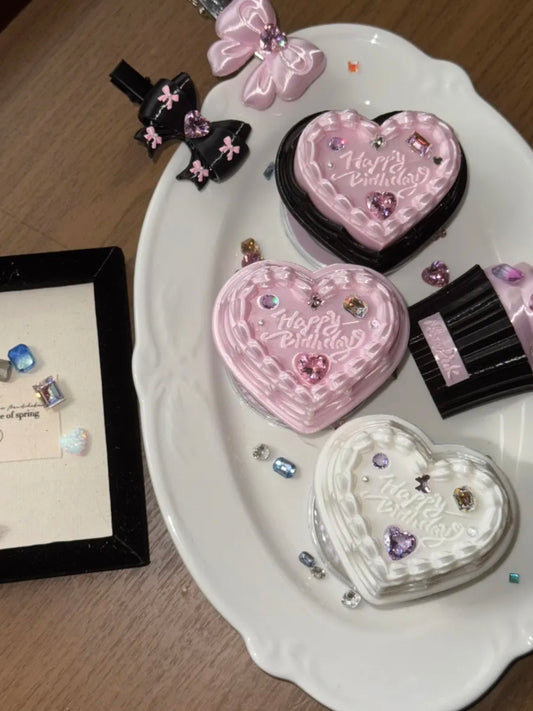 Pink Birthday Cake Phone Holder