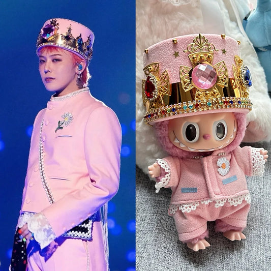 Exclusive Labubu Clothes – GD-Inspired Handmade Pink Outfit
