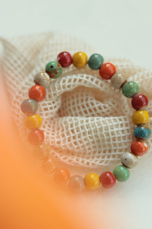 Rainbow Beaded Bracelet