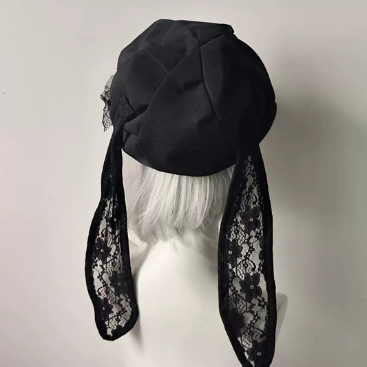 Lolita Lace Baker Boy Cap
