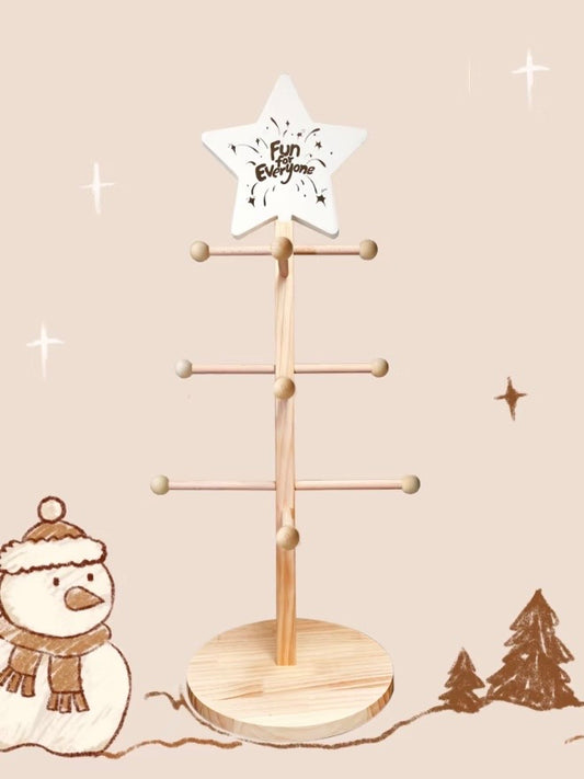 Wooden Table Display Stand for Plush Charms