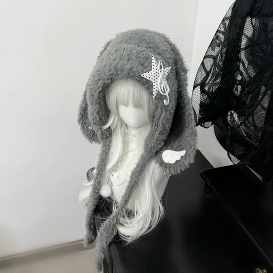 Bunny Ears Hood Hat