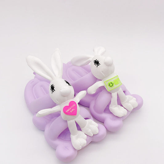 Rabbit Doll Super Soft Bear Slippers