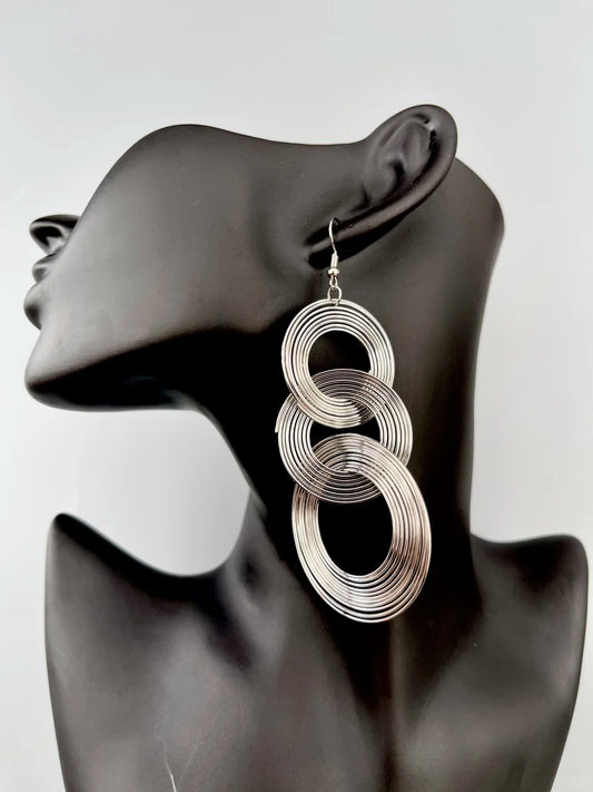 Triple Hoop Earrings