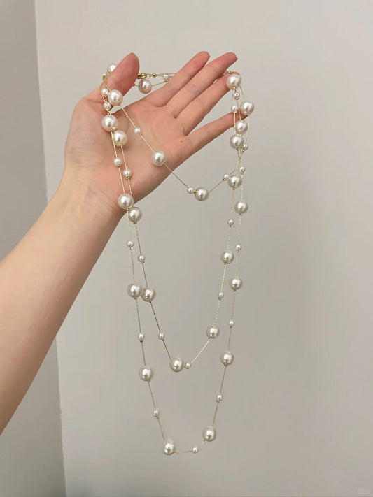 Layer Pearl Necklace