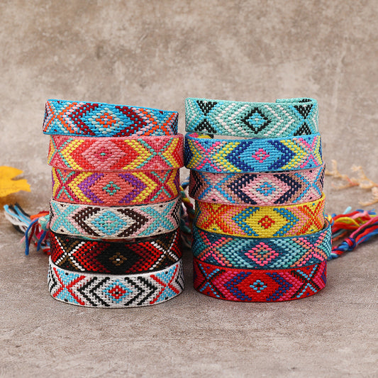 Handwoven Spectrum Bracelet