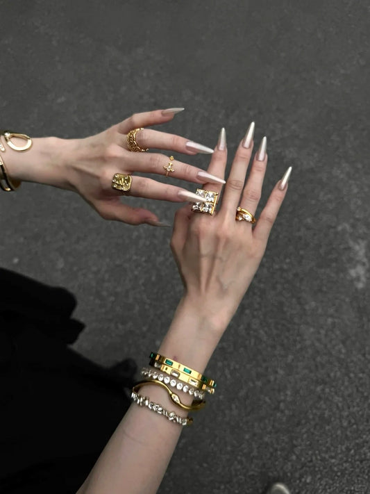 Golden Jewelry Set