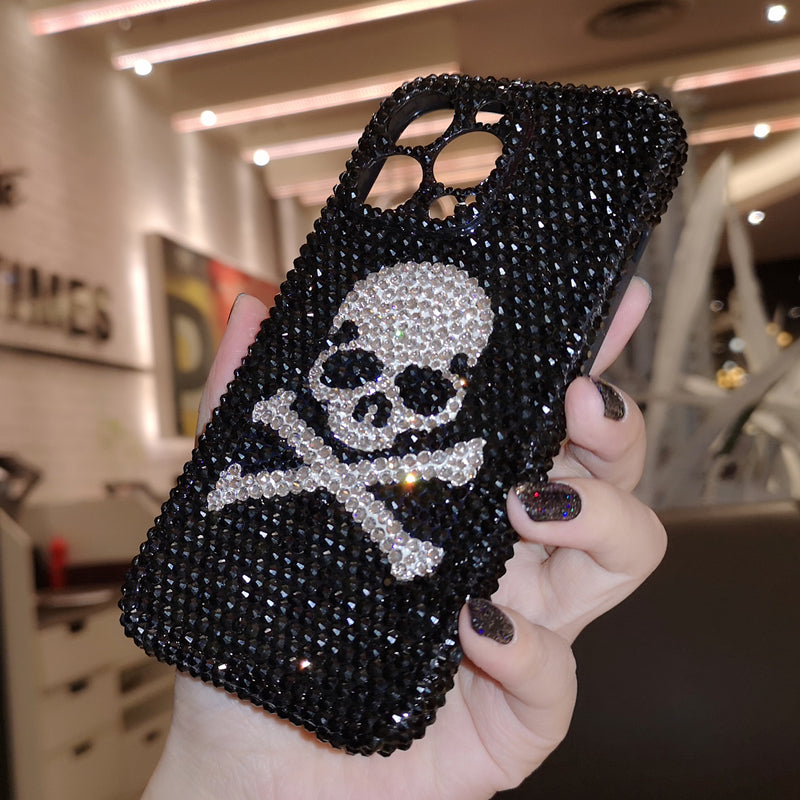 Luxurious Rhinestone Black Skull iPhone Case Luxurious Rhinestone Black Skull iPhone Case