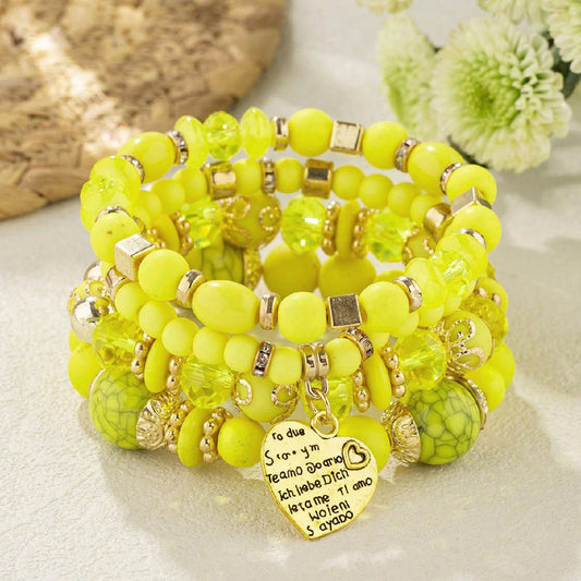 Love Words Layered Bracelet