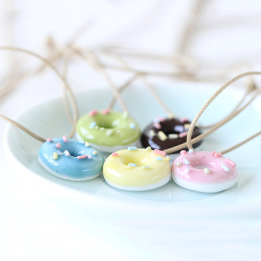 Ceramic Donut Necklace