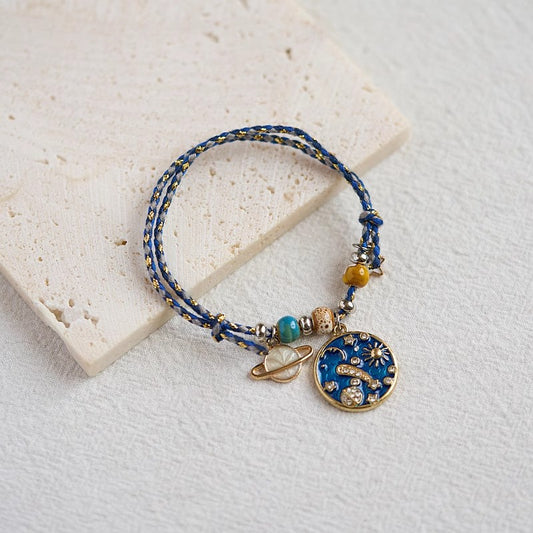 Ceramic Sun and Moon Bracelet