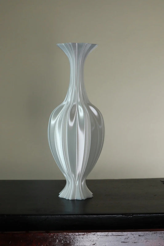 Flowing Silk 3D Printed Vase