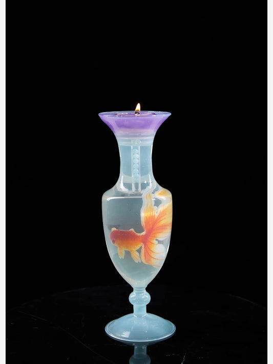 Goldfish Vase Candle Holder